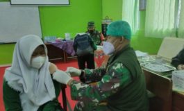 Kodim 0402/OKI Targetkan 70 % Pelajar mendapatkan Vaksin di Kabupaten OKI