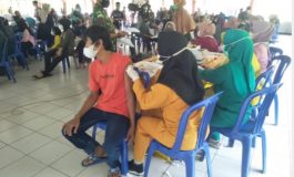 Koramil Makrayu Kodim Palembang, Laksanakan Vaksinasi Terhadap 410 Orang Hari Ini