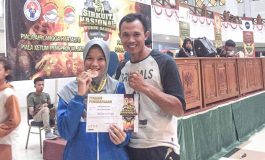 Luar Biasa, Putri anggota TNI Kodim 0402 OKI/OI Raih Medali Perunggu Kejuaraan Nasional Wushu.