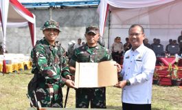 Danrem 044/Gapo Tutup TNI Manunggal Membangun Desa Ke-117 TA. 2023 Kodim 0403/OKU