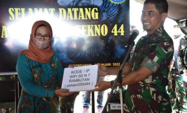 Bersama Bupati Banyuasin, Danrem 044/Gapo Panen Perdana Sayuran di Agrowisata Tekno 44 dan launching Wifi Gratis
