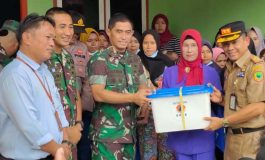 Komandan Korem 044/Gapo, Brigjen TNI M. Naudi Nurdika Kunjungi MTs 1 Suka Cinta Kab. Lahat
