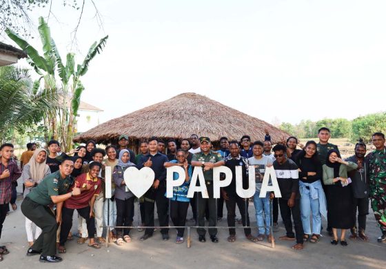 Peduli Papua, Dandim 0418/Palembang sambangi Kompas (Komunitas Mahasiswa Papua Sriwijaya) Sumsel